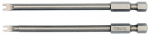 Otsikud kahepoolsed 1/4", 2 tk: NR4 X100MM; NR8 X100MM (YT-0498)