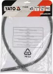 Plastiku keevitusriba | pol&uuml;vin&uuml;&uuml;lkloriid (PVC) | 2.5X5 mm | 5x1m / 5 tk (YT-82306)