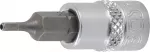 Otsik pressitud p&auml;he | 6,3 mm (1/4") | hex kuuskant auguga 2 mm (5156-2)