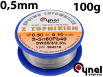 Jootetina traat &Oslash; 0,50mm. 100g. r&auml;bustiga (76800)
