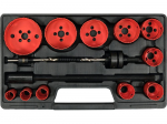 Kroonpuuride komplekt metallile | HSS M3 | 19-76 mm | 15 tk (YT-3381)