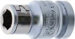Adapter kinnituskuuliga | 12,5 mm (1/2") - sisemine kuuskant 10 mm (3/8") (290)