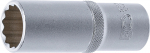 Pikk 12-kandiline padrun | 12,5 mm (1/2") | 20 mm (9359)