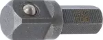 Adapter 8 mm kuuskant (5/16") - v&auml;lisruut 10 mm (3/8") | 30 mm (2229-1)