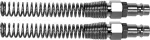 Kiirliitmikud voolikule (pistikud) vedrudega 6x10 mm, 2 tk (YT-24103)