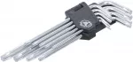 L-kujuliste v&otilde;tmete komplekt | pikad | T-Star (Torx) T10-T50 | 9 tk (816)