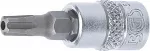 Otsik 1/4" pressitud otsikusse auguga, viisnurkne TS27x38mm (5184-TS27)