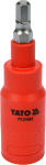 Isoleeritud otsik elektrikule H6x75mm, 3/8" VDE (YT-21082)