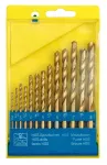 Puurikomplekt | HSS-Titan | 2.0 - 8.0 mm | 13 tk (22310)