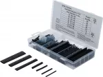 Termokahaneva vooliku (kaablikatete) sortiment | mustad | 127 tk (8042)