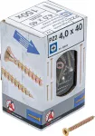 Universaalsed kruvid | Cross Slot PZ2 | 4.0 x 40 mm | 150 tk (88043)