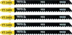 Tikksae terad 5tk, 8TPI / 3mm, pikad (puit) (YT-3409)