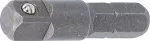 Adapter | 6.3 mm kuuskant (1/4") - v&auml;lisruut 6.3 mm (1/4") | 30 mm (8202)