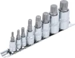 Pressitud otsikute komplekt | 6.3 mm (1/4") / 10 mm (3/8") / 12.5 mm (1/2") | Spline (XZN) | 8 tk (5105)