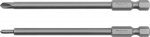 Ristkolmnurksed otsikud 1/4", 2 tk, :0x100mm ; 1x100mm "Yato" (YT-0493)