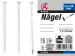 Naelte sortiment | 200 g | 1.4 x 25 mm (88110)