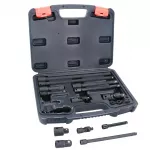L&ouml;&ouml;k-pikenduste / adapterite / liigendite komplekt | 6.3 mm (1/4") / 10 mm (3/8") / 12,5 mm (1/2") | 18 tk (DT18S)