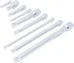 Pikenduste komplekt | liigendiga | 6.3 mm (1/4") / 10 mm (3/8") / 12,5 mm (1/2") | 9 tk (6113)