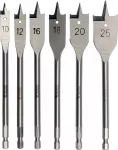 Lehtpuuride komplekt | 1/4" otsik | 10-25 mm | 6 tk (YT-3258)