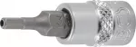 Otsik pressitud p&auml;he | 6,3 mm (1/4") | hex kuuskant auguga 3 mm (5156-3)