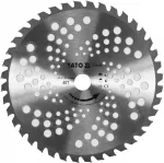 L&otilde;iketera trimmerile / murutraktorile | TCT / 40T | 25.4 x 255 mm (YT-85150)