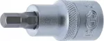 Otsik surutud sisse padrunisse | 12,5 mm (1/2") | hex kuuskant 7 mm (4253)