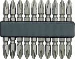 Kahepoolne otsik PH2x60 mm Cr-V, 10 tk (65700V)
