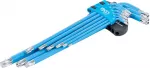 L-kujuliste v&otilde;tmete komplekt | T-Star (Torx) / T-Star auguga (Torx) T10 - T50 | 9 tk (35105)