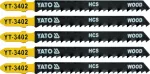 Saeleht tikksaele 5tk 8TPI / 3mm (puit) (YT-3402)