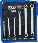 Mutriv&otilde;tmete komplekt E-t&uuml;&uuml;pi (torx) otsikutega | E6xE8 - E20xE24 | 6 tk (2268)