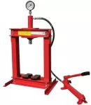 H&uuml;drauliline press manomeetriga | lauamudel | 10 t (H7101)