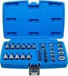 Otsikute ja padrunite komplekt | 10 mm (3/8") | T-star (Torx) | 34 tk (5021)