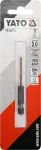 Metallipuur Hex 6.3 mm (1/4") sabaga HSS-TiN | 2.0 mm (YT-44751)