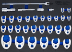 T&ouml;&ouml;riistade kohver 3/3: &auml;&auml;rikv&otilde;tmed | | 10 mm (3/8"), 12.5 mm (1/2"), 20 mm (3/4") Drive | 10 - 50 mm | 32 tk (74716)