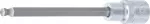 Otsik sisse pressitud p&auml;he | pikkus 140 mm | 12,5 mm (1/2") | kuuskant liigendiga 7 mm (4258-7)