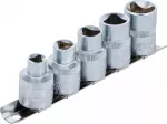 Kolmnurksete otsikute komplekt | M5 - M12 (8 - 16,5 mm) | 5 tk (8608)