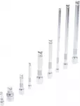 Liigendpikenduste komplekt | 6.3 mm (1/4") / 10 mm (3/8") / 12,5 mm (1/2") | 9 tk (2253)