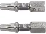Otsikud | 6,3 mm (1/4") | S2 Ni | T-Star (Torx) T25 | 2 tk (YT-78014)