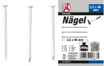 Naelte sortiment | 200 g | 2.5 x 40 mm (88114)