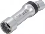 S&uuml;&uuml;tek&uuml;&uuml;nlapadrun liigendiga 12-kandiline | tugivedruga 10 mm (3/8") | 18 mm (6849)