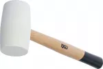 Kummihaamer | Hikkori k&auml;epide | valge pea | &Oslash; 64 mm | 750 g (70140)
