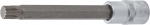 Otsik pressitud padrunisse | pikkus 140 mm | 12,5 mm (1/2") | Spline (XZN) | M12 (5184-M12)
