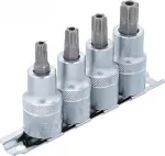 Pressitud otsikute komplekt | 12,5 mm (1/2") | T-Star auguga (Torx) T40 - T55 | 4 tk (8885)