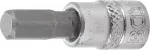 Otsik pressitud padrunisse | 6,3 mm (1/4") | hex kuuskant 7 mm (2501)