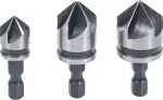 Koonuspuuride/freeside komplekt | HSS | 6.3 mm (1/4") | 12 - 16 - 19 mm | 3 tk (70052)