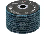 Lihvketas lapik | ZIRCONIUM | P80 | 125X22mm | 10 tk (YT-833002)