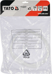 Plasti keevitusriba | pol&uuml;prop&uuml;leen (PPR) | 2.5X5 mm | 5x1m / 5 tk (YT-82307)