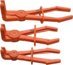 Voolikute pigistustangid k&otilde;verad | 90&deg; nurk | 155-220 mm | 3 tk (8764)