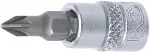 Otsik pressitud p&auml;he | 6.3 mm (1/4") | Ristpea PZ1 (2490)