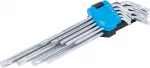 L-kujuliste v&otilde;tmete komplekt | v&auml;ga pikad | T-Star (Torx) T10 - T50 | 9 tk (793)